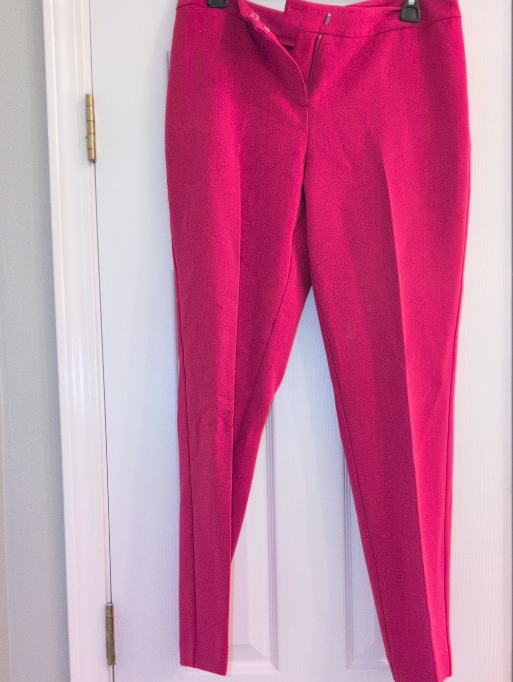 Rafaella Fuchsia Tailored Slim Dress Pants